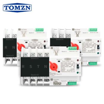 TOMZN ATS Dual Power Automatic Transfer Switch Electrical Selector