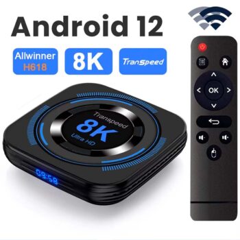Transpeed Android 12 TV Box Allwinner H618 Dual Wifi 32G64G
