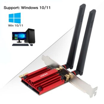 FENVI WiFi 6E AX210 5374Mbps Wireless PCIE Adapter Tri Band 2.4G/5G/6Ghz